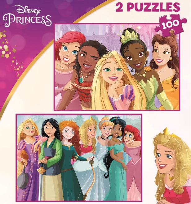 Educa puzzle Disney prințese 2x100 piese