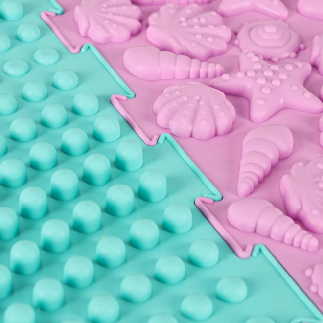 Puzzle senzoriale covorașe Montessori pentru masajul picioarelor