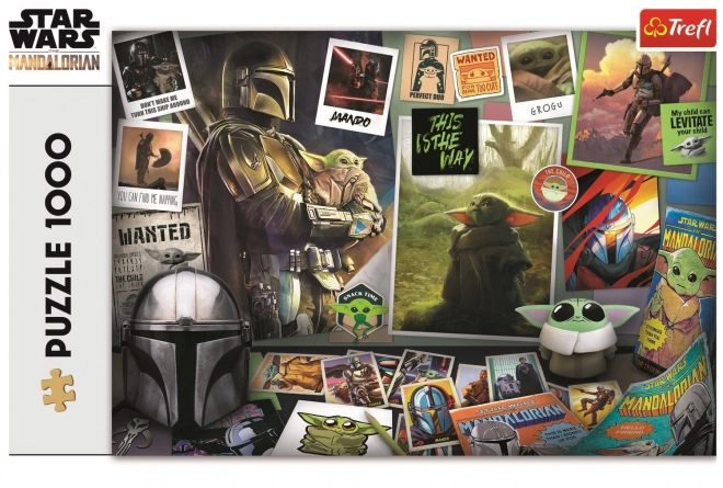 Puzzle TREFL The Mandalorian: Grogu 1000 piese