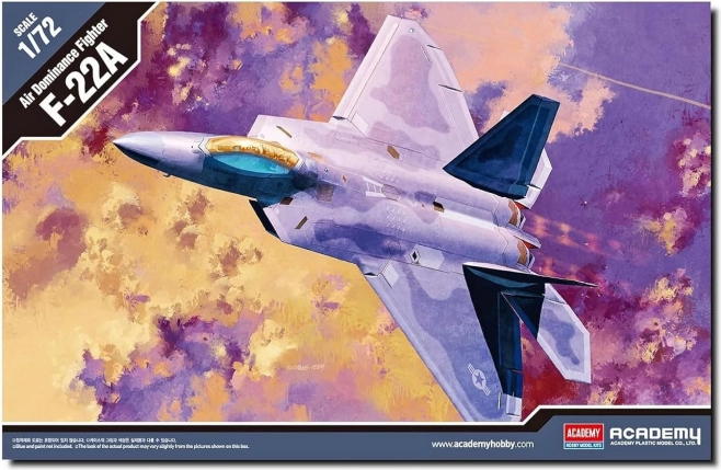 Model din plastic al avionului F-22A Raptor