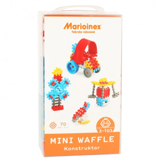 Klocky de construcție mini Marioinex set de 70 piese pentru băieți