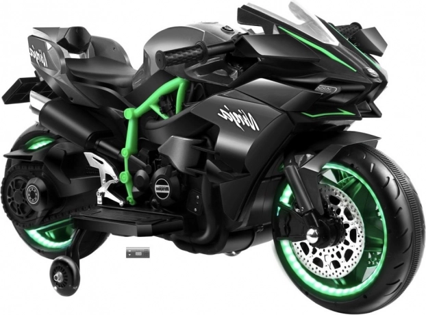 Motor cu acumulator negru pentru copii CHUANQIH2R