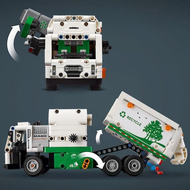 Camion electric pentru colectarea deșeurilor LEGO Technic Mack LR