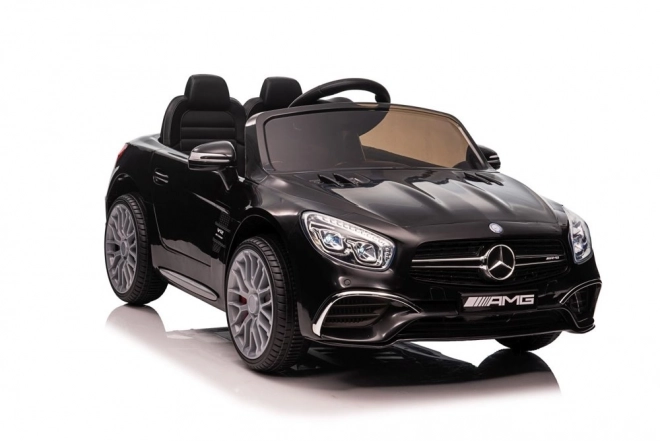 Masinuta electrica Mercedes SL65 S negru lacuit LCD