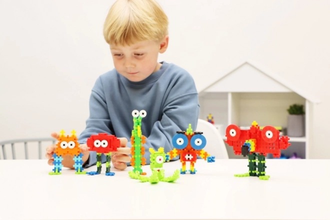 Set creativ Plus-Plus Învățați să construiți Monștri
