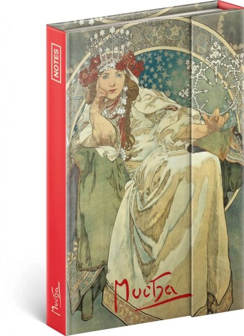 Carnet Notique cu motiv Alfons Mucha – Prințesă