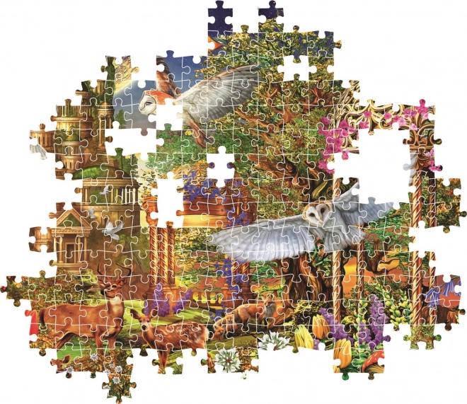 Puzzle grădina fanteziei pădurii 1500 piese