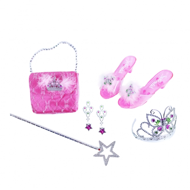 Set prințesă cu accesorii roz