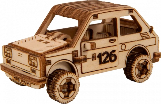 Puzzle 3D din lemn - Model mașină de raliu