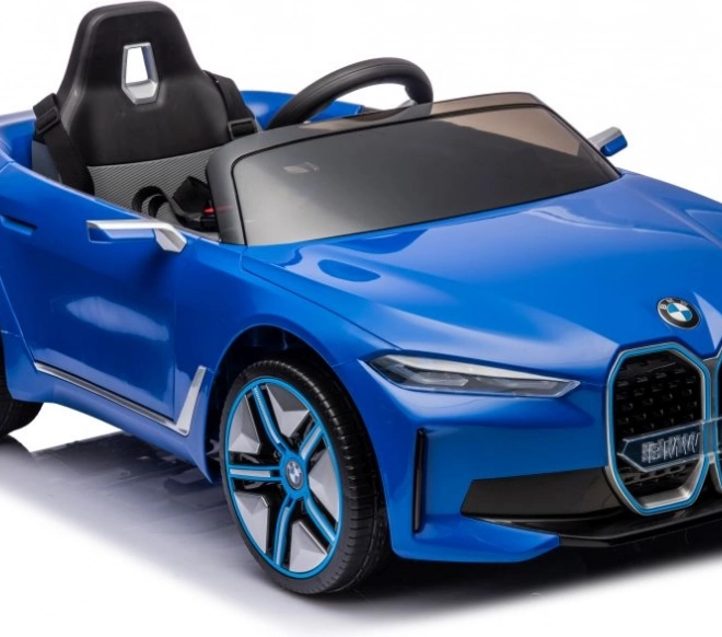 Mașină electrică pentru copii BMW i4 albastru 4x4