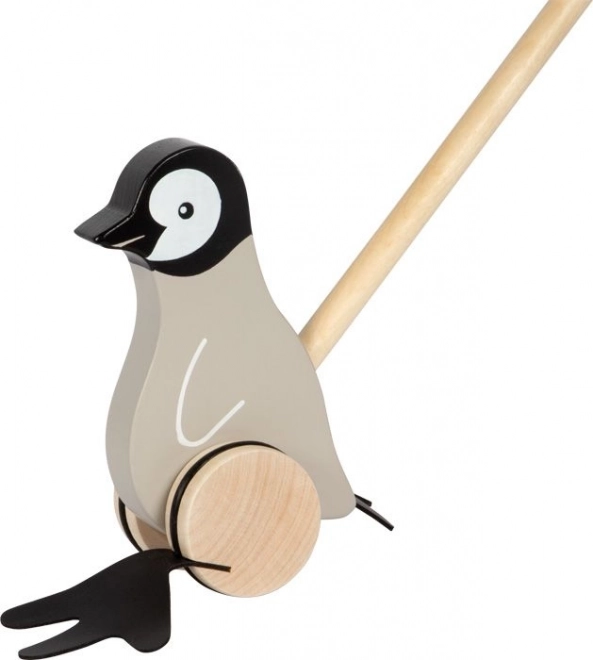 Jucărie de împins Pinguin de la Small Foot