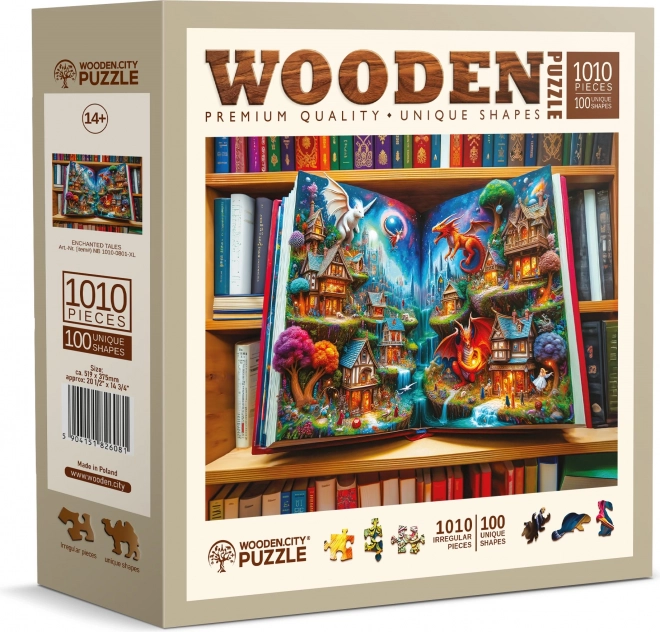 Puzzle din lemn povesti magice 1010 piese