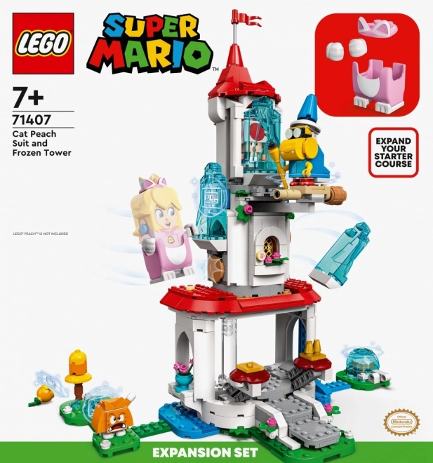 Lego Super Mario - Cat Peach și turnul de gheață - set de extindere