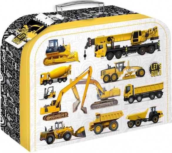Geantă de hârtie școlară 'Let's Build'