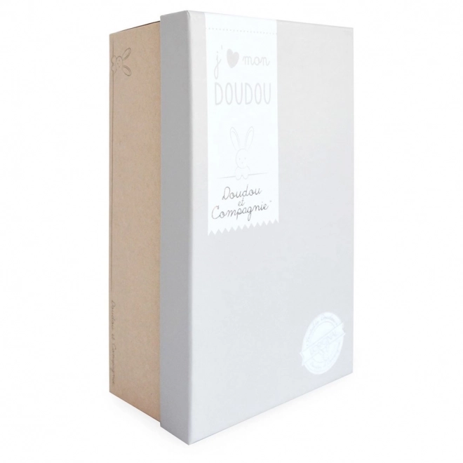 Doudou set cadou gri ursuleț de pluș 25 cm
