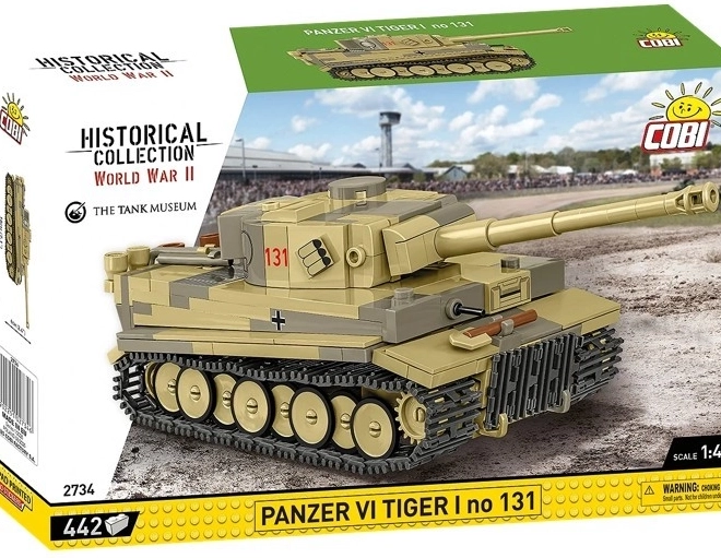 Model tanc Panzer VI Tiger I nr. 131 de la COBI