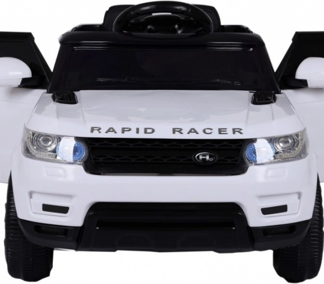Mașinuță electrică Land Rapid Racer – Alb