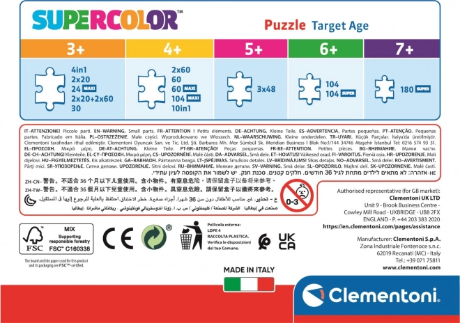 Puzzle Ferma Animalelor Clementoni 30 piese