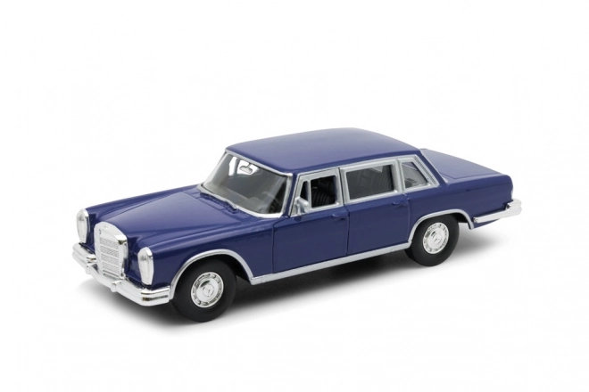 Mercedes Benz 600 1963 Welly mașinuță metalică albastru închis 1:34