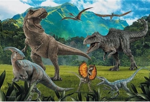 Puzzle cu Dinozauri Jurassic Park 100 de piese