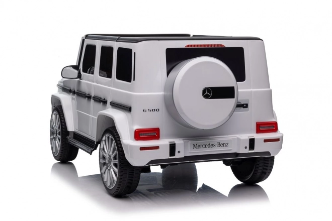 Vehicul electric Mercedes G500 alb 4x4 – Alb