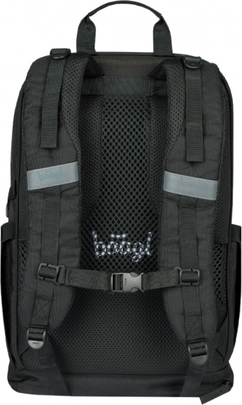 Set școlar BAAGL: Rucsac, Penar și Săculeț Cubic Uni Negru