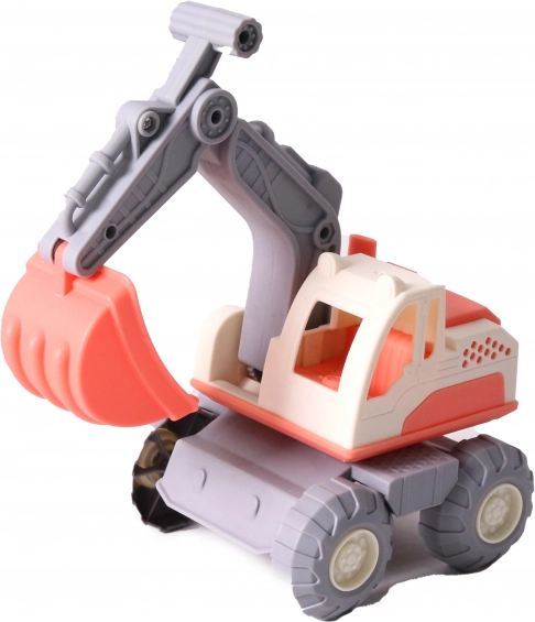 Excavator pentru copii cu roți libere 20 cm