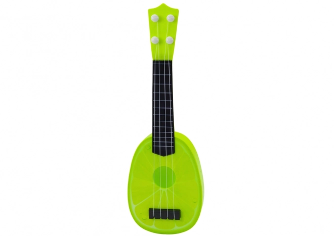 Ukulele pentru copii Mini chitara Lămâie verde 15 inch