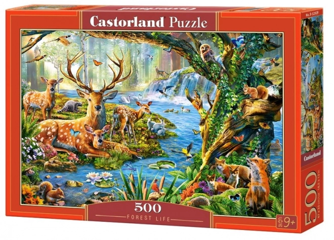 Puzzle viața în pădure 500 piese