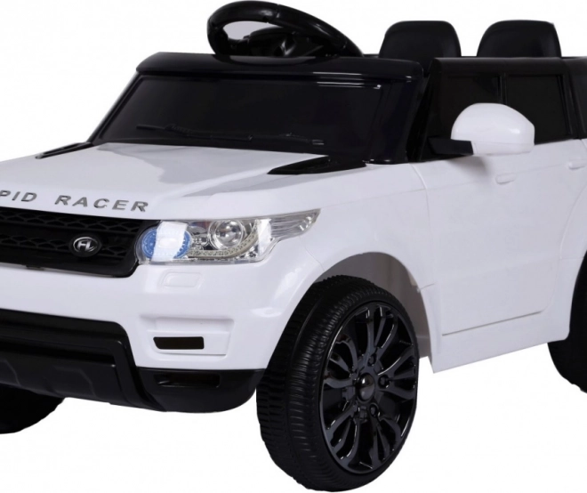 Mașinuță electrică Land Rapid Racer – Alb