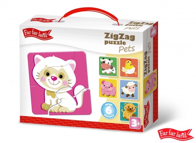 Puzzle ZigZag animale domestice