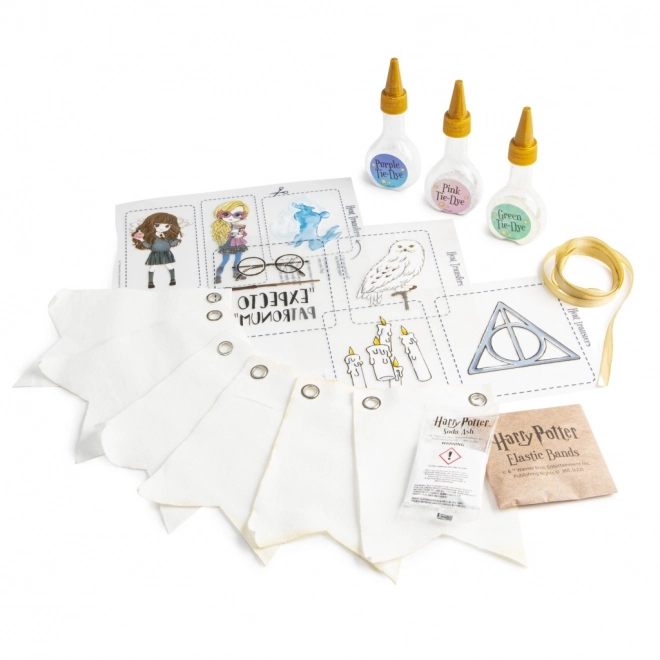 Set de vopsire tie-dye steaguri Harry Potter