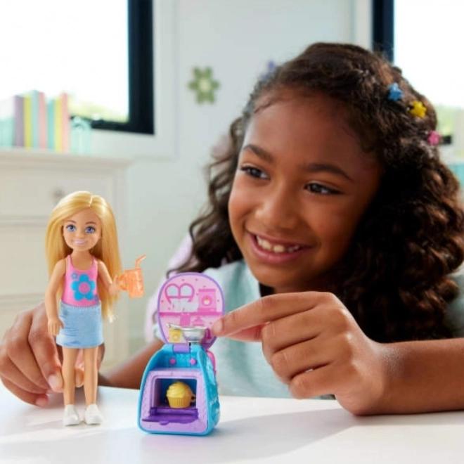 Păpușa Barbie Chelsea cu rucsac și pisicuță