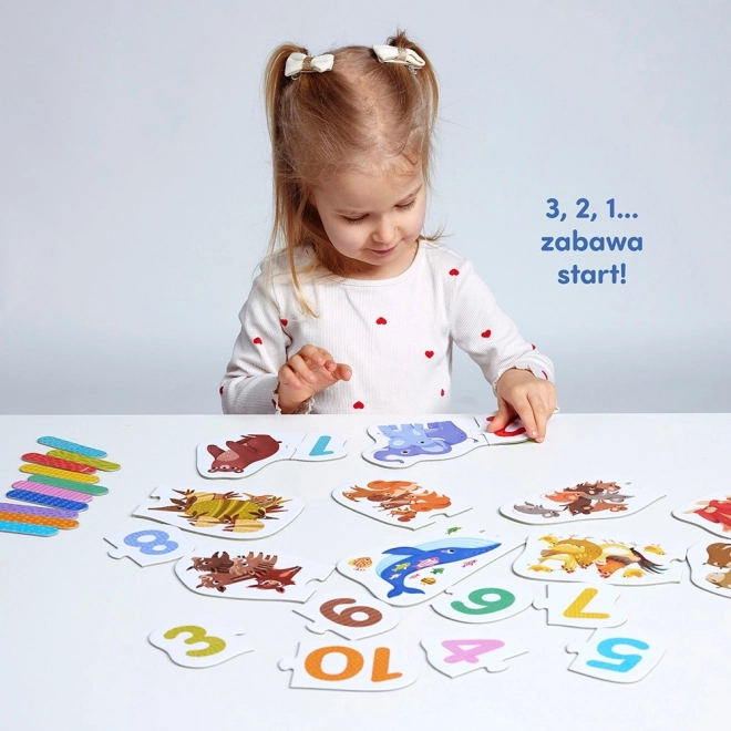 Puzzle de potrivire - numere