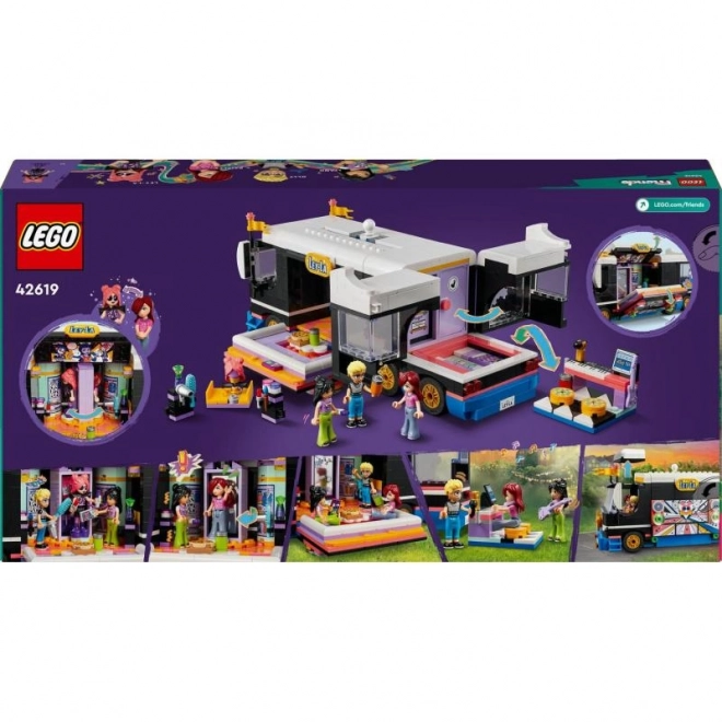 Autobuzul concertului vedetei pop LEGO Friends