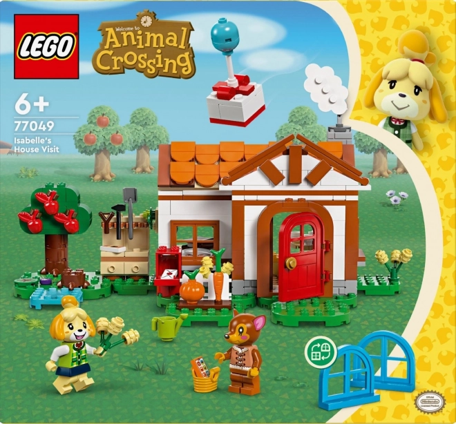 vizită la Isabelle - set de construcție Animal Crossing