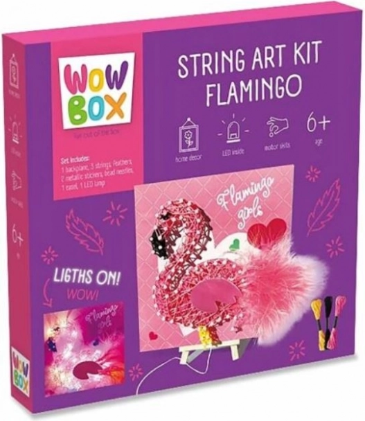 Set creativ String Art Flamingo