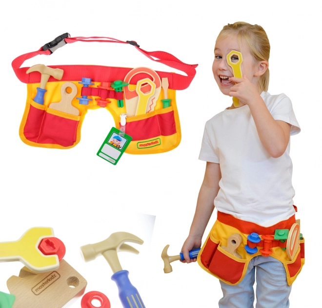Curea Pentru Unelte de Tâmplar MASTERKIDZ cu 12 Piese