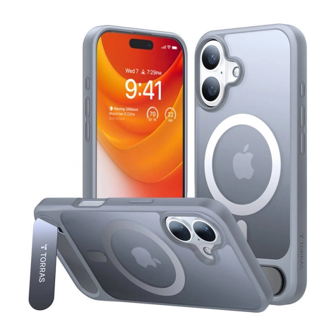 Husă Torras Pstand Series pentru iPhone 16 Plus