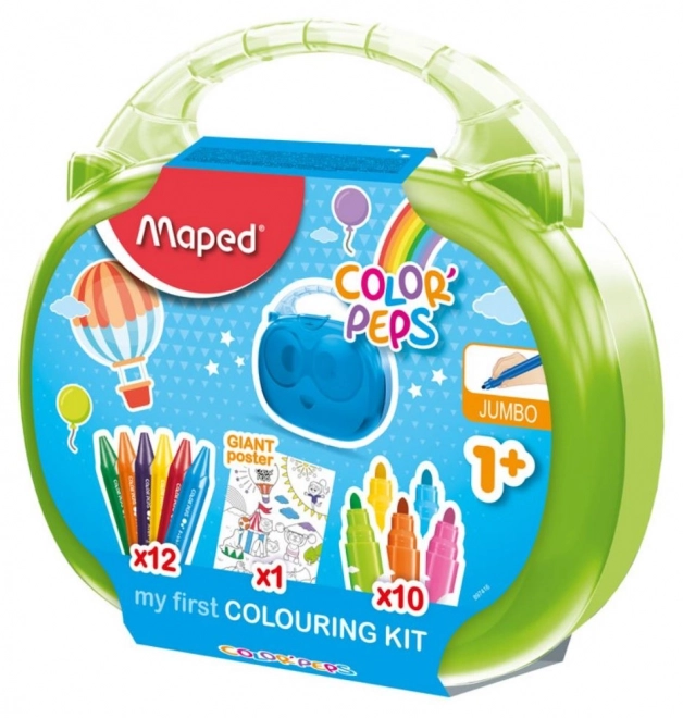 Set creativ Color’Peps Jumbo în valize Maped