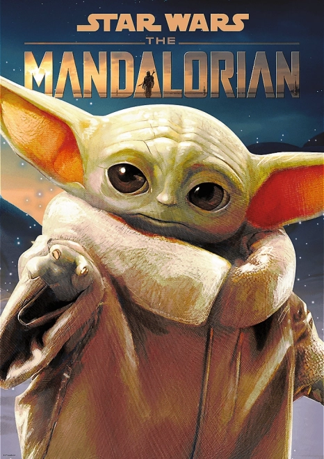 puzzle premium plus star wars: mandalorian - grogu 1000 piese