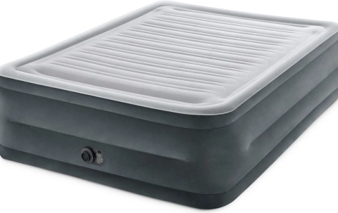 saltea gonflabilă dublă cu pompă automată INTEX 203 × 152 × 56 cm