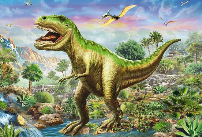 Puzzle aventură dinozaur 3x48 piese