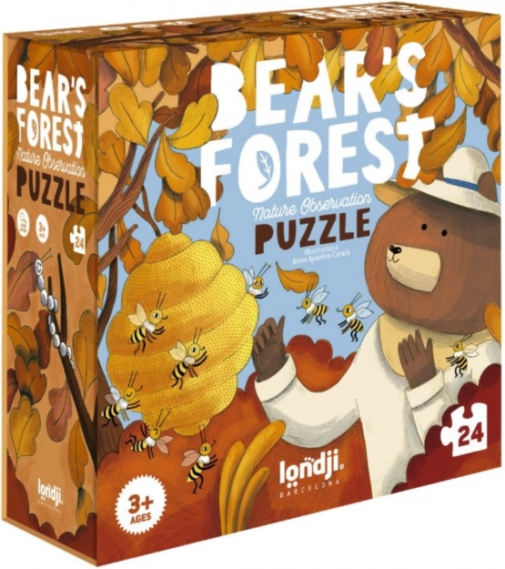 Puzzle Pădurea Ursilor 24 piese