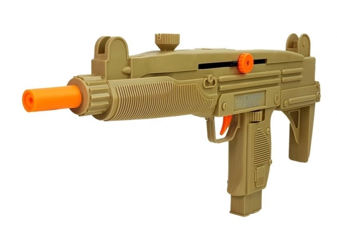 Set de jucării militare cu pistol, mască și cască