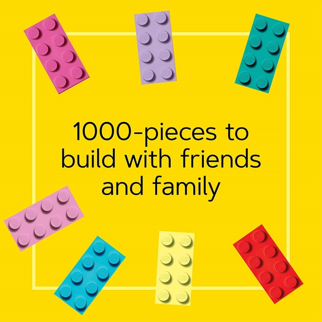 puzzle LEGO duhové minifigurine 1000 piese