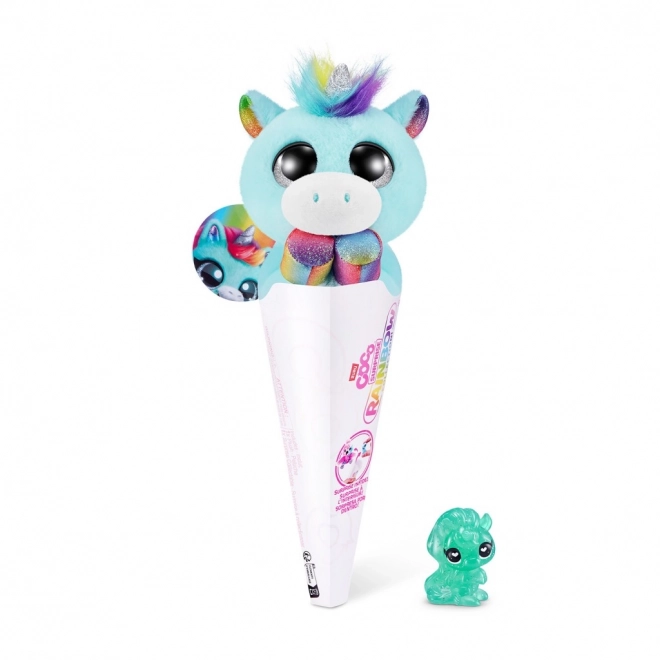 Animalul de pluș Coco Rainbow cu surpriză