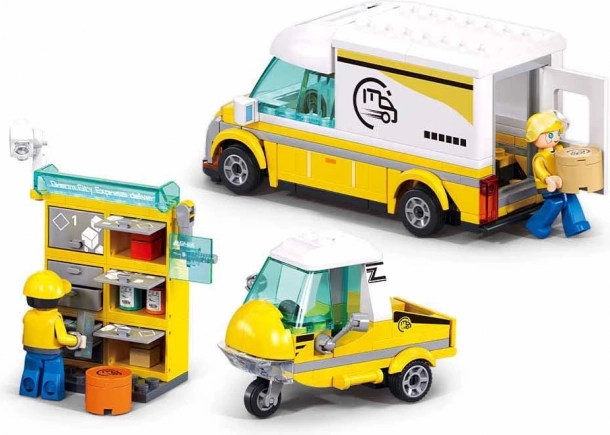 Sluban Metropolis serviciu de livrare set de construcție