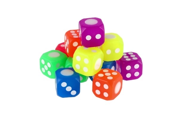 Cub de joc din silicon neon luminos
