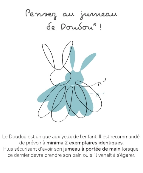 Doudou set cadou cu ren plus